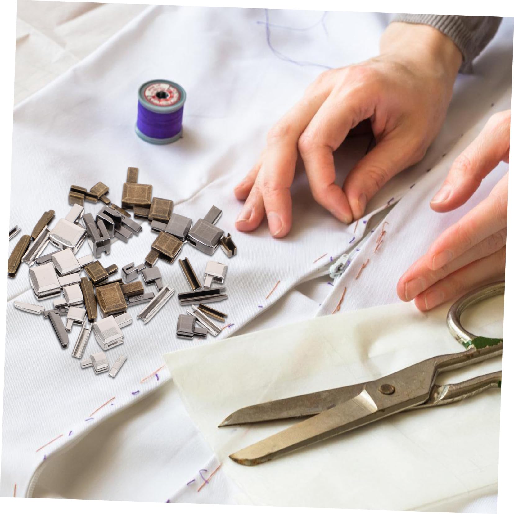 5juegos Kit De Reparación De Cremalleras De Detalles Accesorios Para Reparar Ropa Para Manualidades y Soluciones De Bricolaje