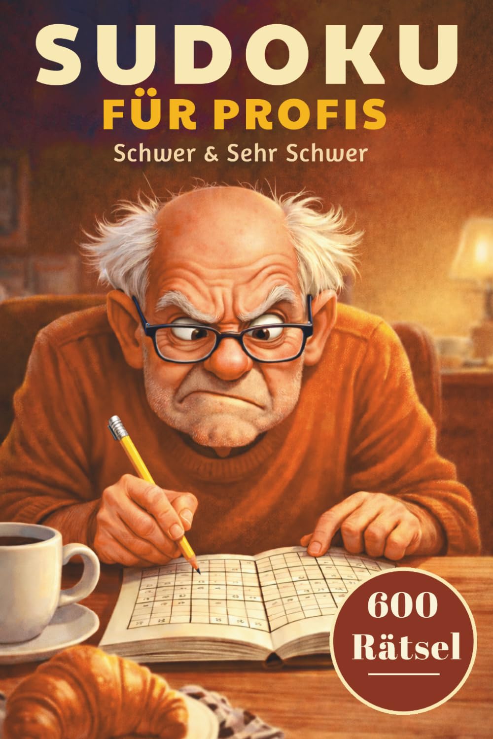 Sudoku Buch für Erwachsene: 600 Rätsel Schwer & Sehr Schwer – Für Profis & Fortgeschrittene (Mit Lösungen)