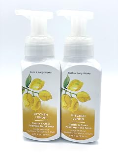 Bath & Body Works Gentle Foaming Hand Soap in Kitchen Lemon (2 Pack)