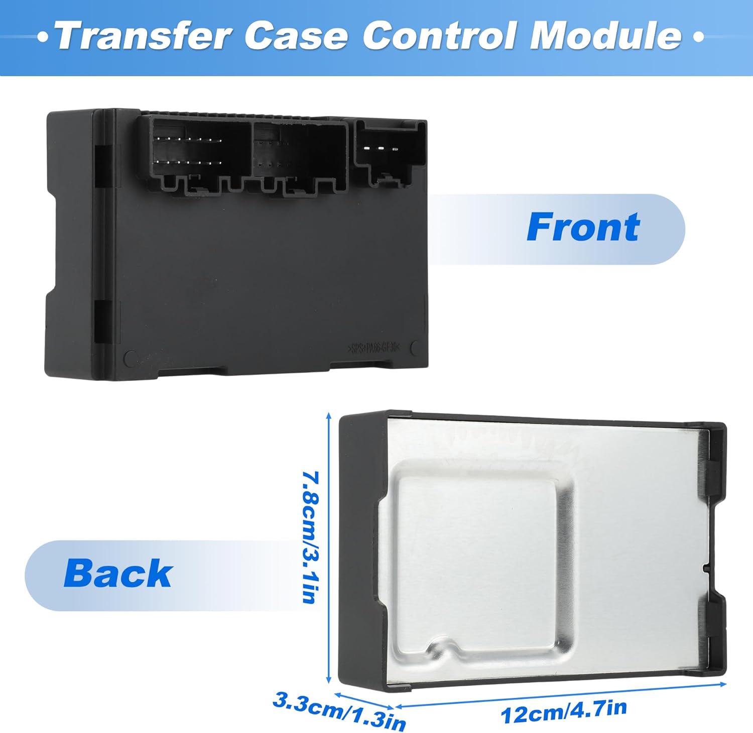 No.68499620AA/68499620AB Transfer Case Control Module for Dodge Durango 2021-2025 for Jeep Grand Cherokee WK TCCM Module 4WD Transfer Case Enclosure Control Module No.P68499620AB