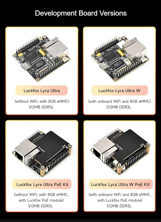 TUOPUONE Lyra Ultra RK3506B Linux Micro Development Board Onboard 8GB eMMC Integrates Triple-core ARM Cortex-A7 and ARM Cortex-M0 Processors with WFi, 8GB eMMC and 10.1inch LCD