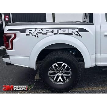 Amazon Com Ford Raptor Svt F150 Bedside Vinyl Graphics Decals 2017 2018 2019 Install Kit Included Automotive