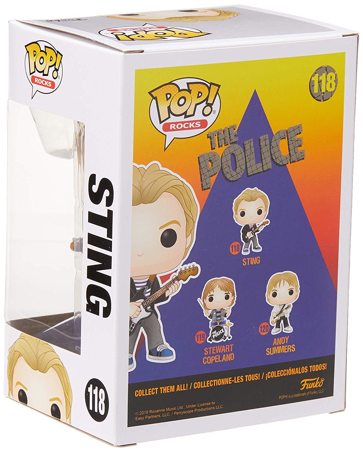 Amazon.com: Funko Pop! Rocks: The Police - Sting, Multicolor