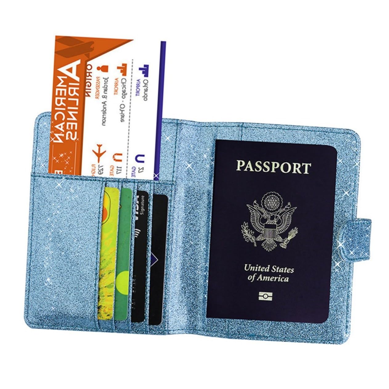 VALICLUD 3 Pz titolare portafogli coprire la custodia del passaporto custodia per passaporto in pelle porta passaporto in pelle caso di passaggio Biglietti aerei stati Uniti