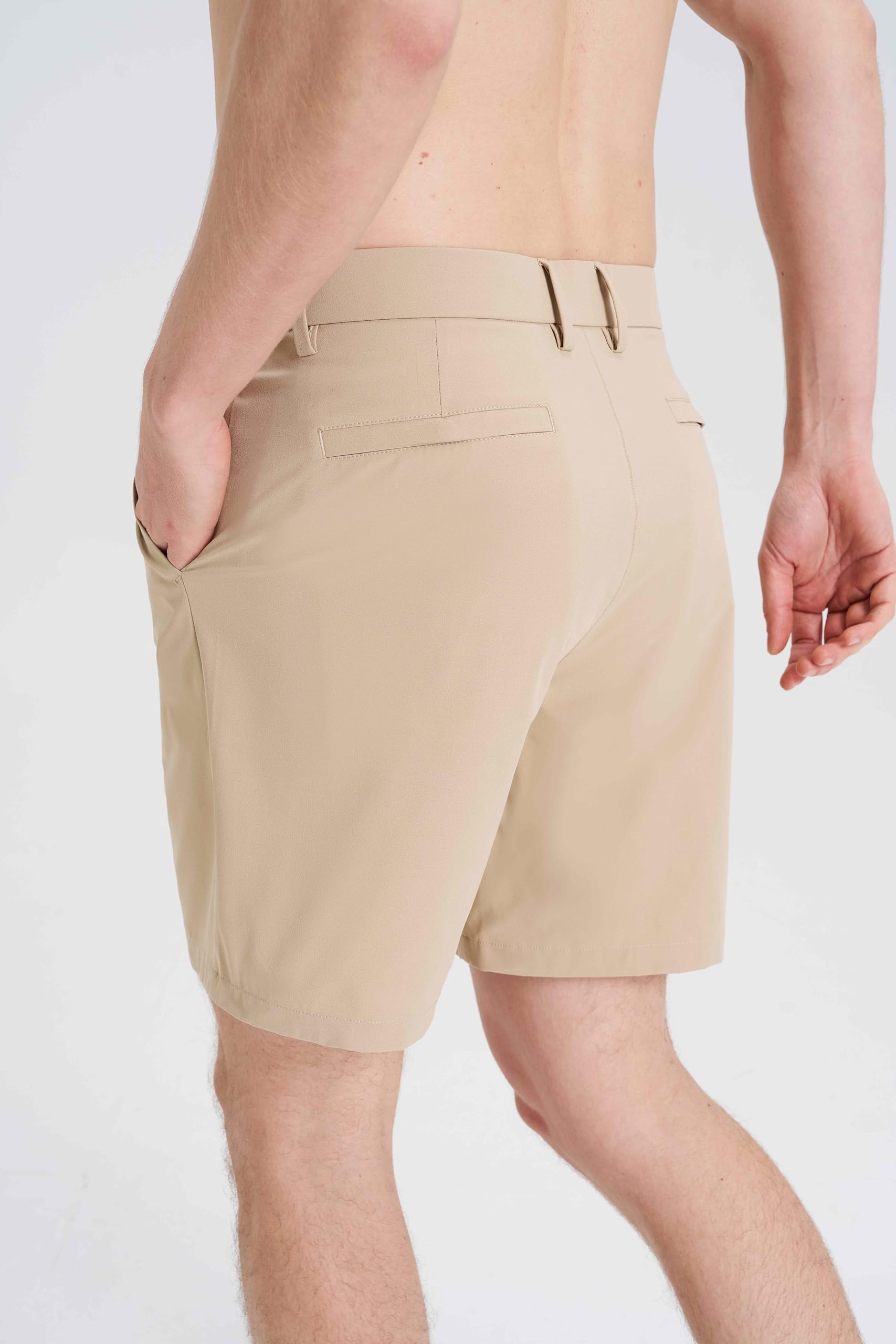 Men's Classic Fit Golf Shorts Stretch 7''/ 9'' - Dress & Casual Business Quick-Dry, Lightweight Comfort Fit - 2