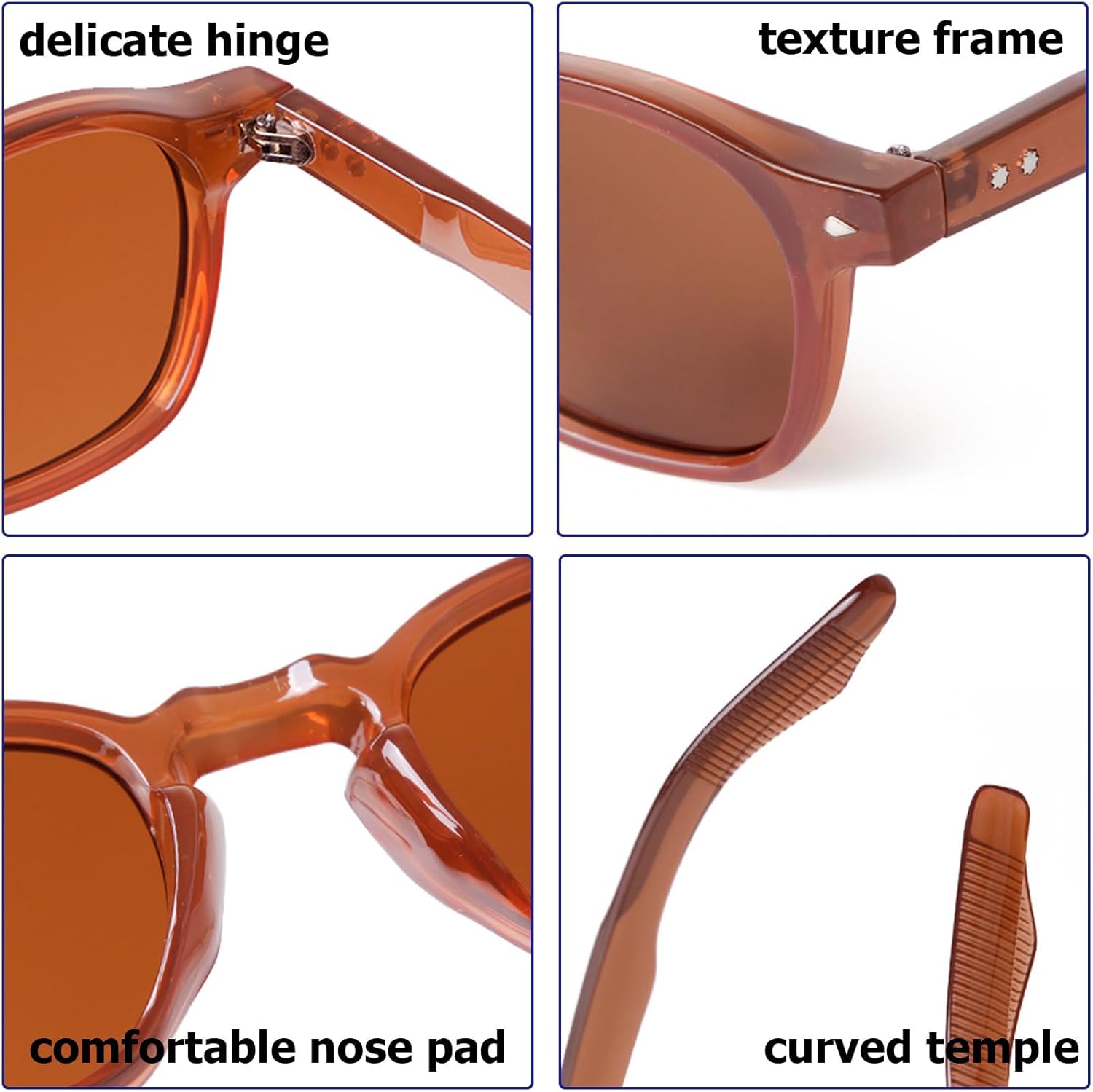 SORVINO Retro Round Sunglasses for Men Women Vintage Unisex Stylish Small Circle Tinted Sun Glasses 46mm - Image 8