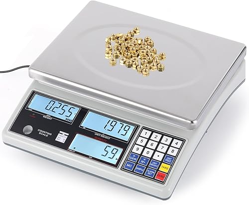 Bonvoisin Escala de conteo industrial digital para piezas y monedas kg/g/lb Escala gramo electrónica Escala de conteo de inventario Escala de conteo