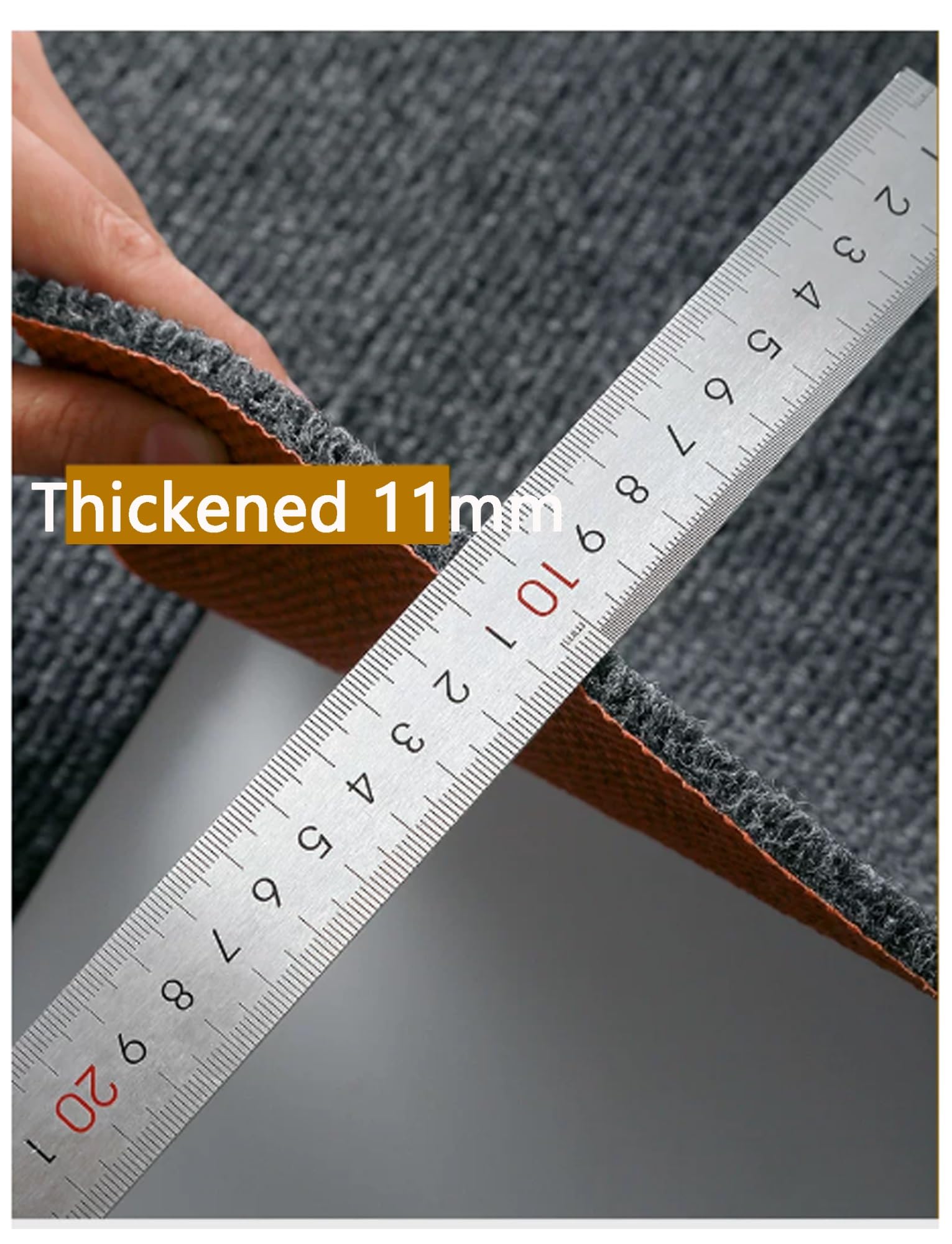 Tappeto insonorizzante spesso 10,2 cm, assorbe gli urti, per pianoforte e batteria, resistente cuscinetto domestico (80 x 120 cm), soluzione acustica ideale