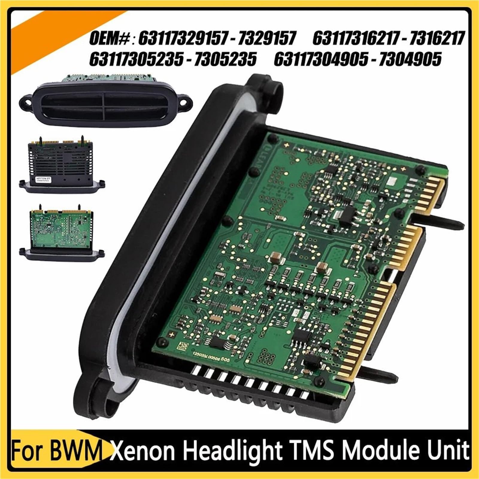 Moduł sterujący lampą reflektorów Adaptacyjny moduł sterujący wymienny 63117316217 Moduł reflektorami TMS pasuje do serii 5 F10 F11 2010-2013