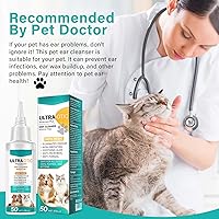 Vista 7 de Tratamiento de infecciones de oído de perro, solución de clēaner de oído de perro, el lavado de oídos para perros ayuda a eliminar la cera, el olor