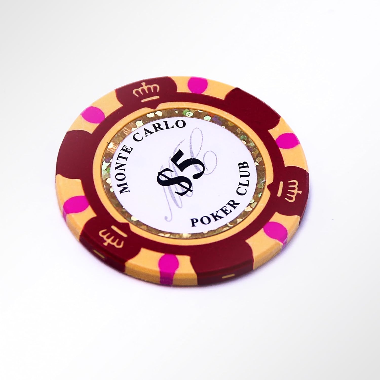 1000 pcs 14g MC Poker Club Poker Chips Bulk - NO Holding CASE Included