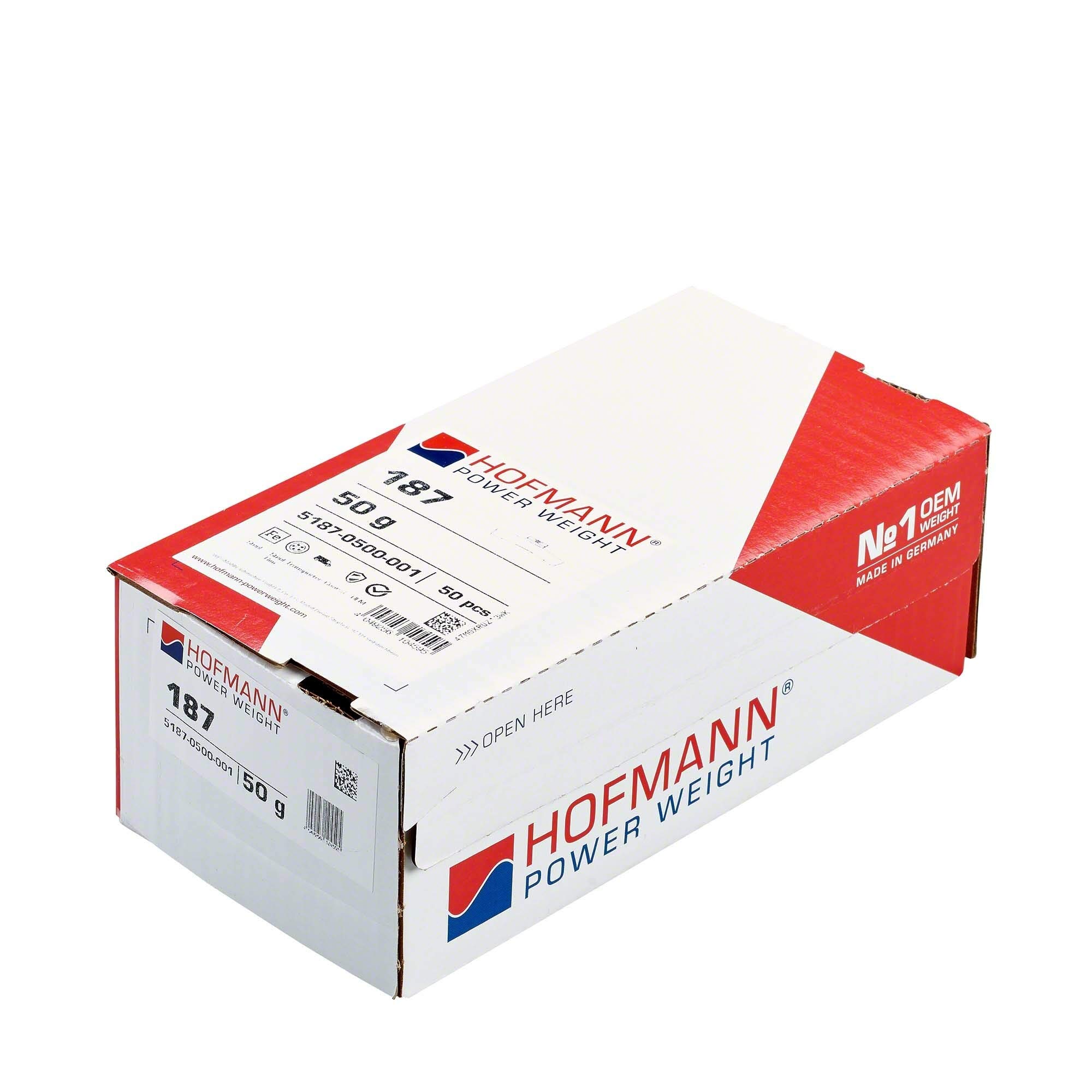 Hofmann Power Weight 50x Wuchtgewichte Stahlfelgen 50g Schlaggewichte Stahlfelgen Transporter, Auswuchtgewichte Reifen