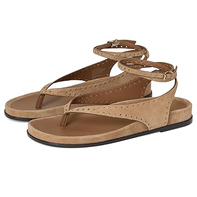 Madewell Millie Thong Lace Up Sandals Suede Grom Women