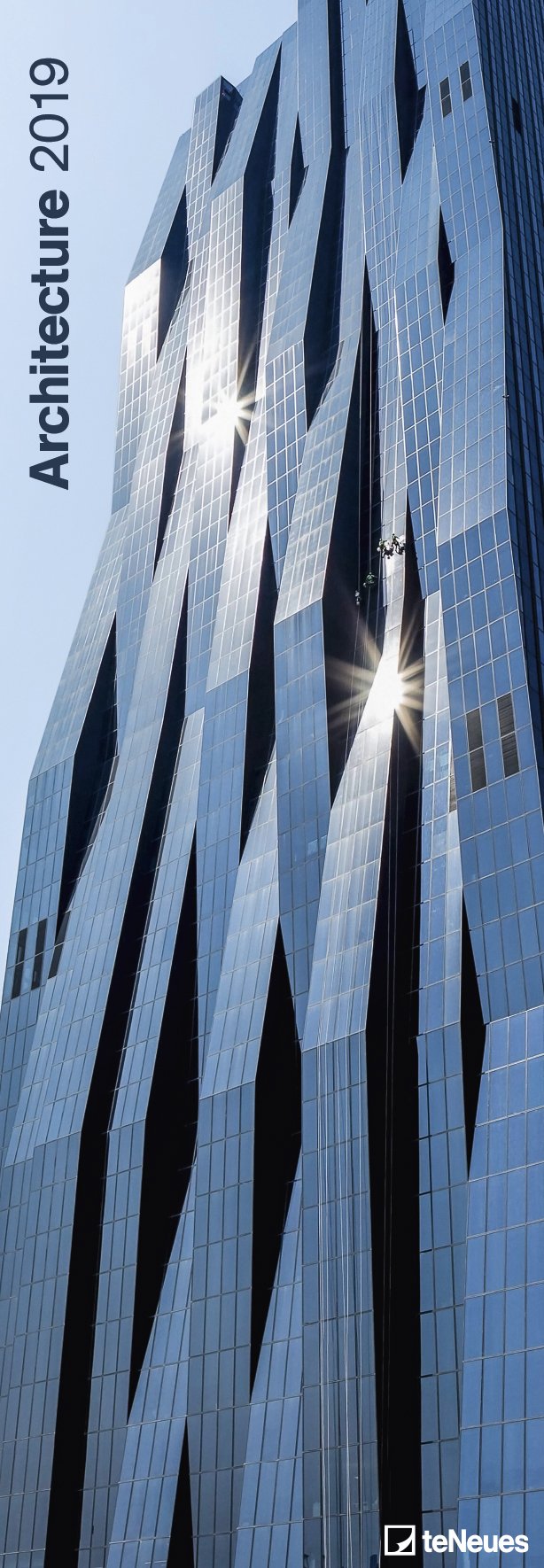 2019 Architecture King Size Wall Calendar - 34 x 98cm (English, German, French, Italian and Spanish Edition)