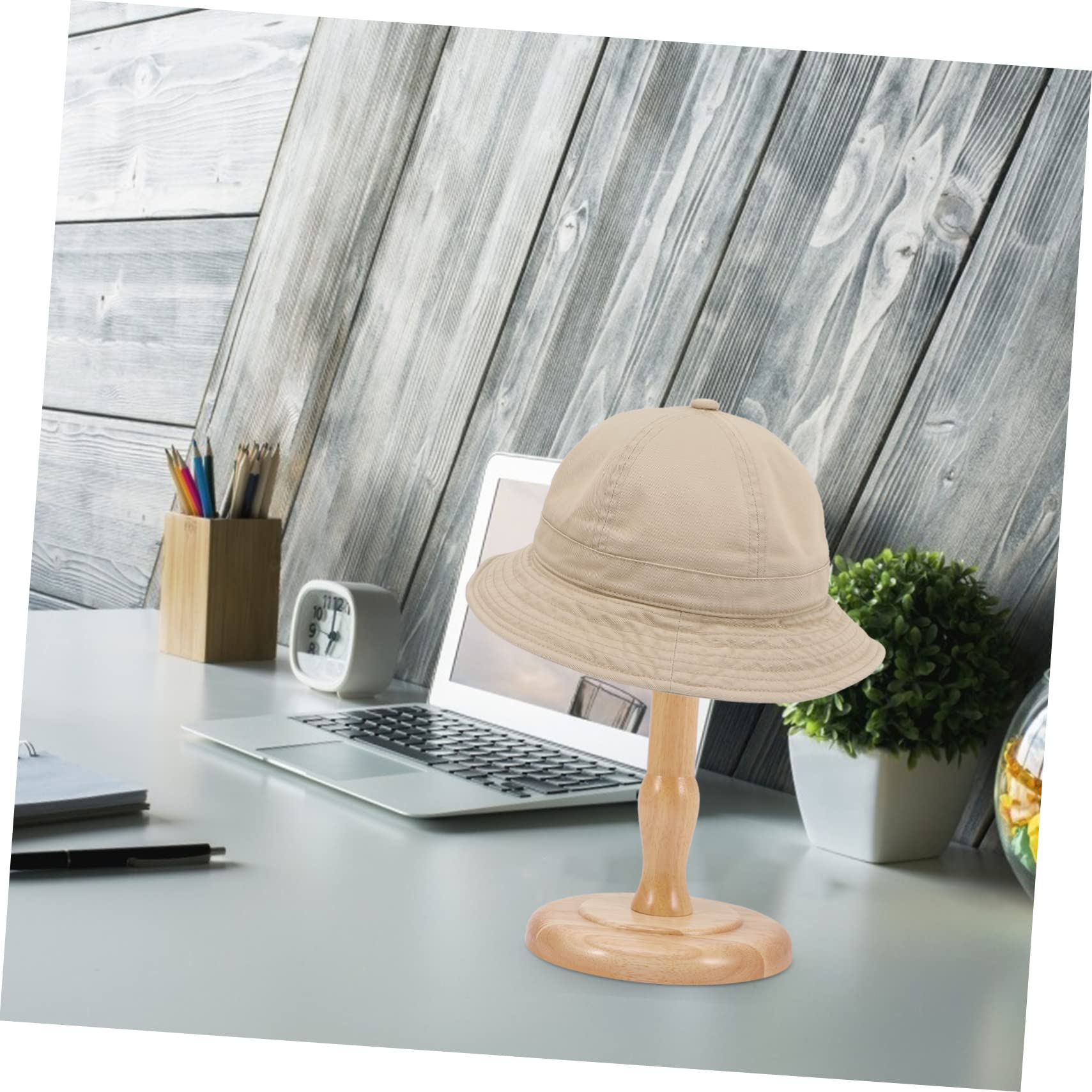 Porte-chapeaux de Dôme en Bois, Style Vintage, Khaki