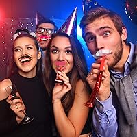 Vista 6 de HESTYA 48 piezas de bigotes falsos Mardi Gras autoadhesivas, novedosas calcomanías de barba falsas para barba, pirata francés, detective