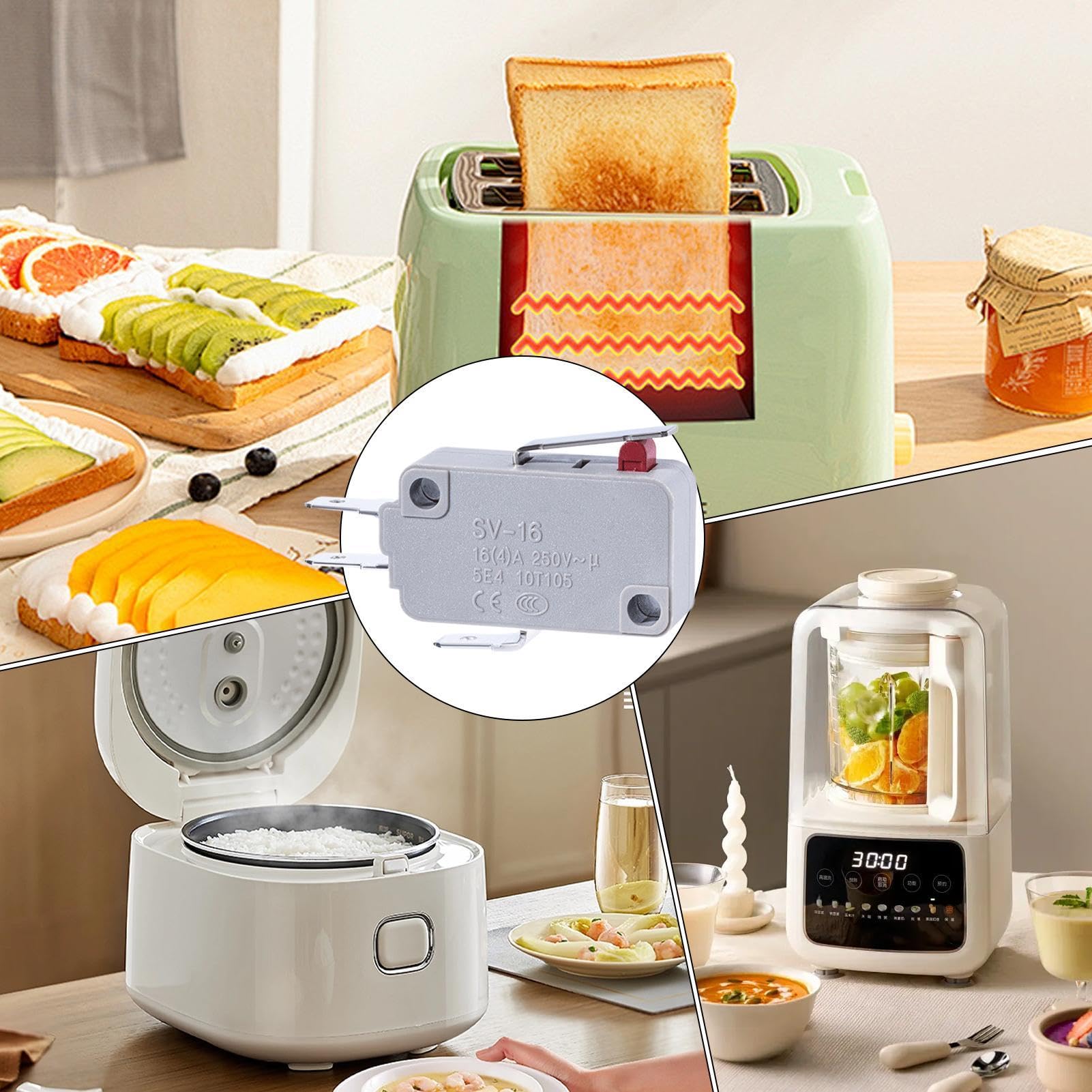 Remplacement des boutons du micro-ondes,Pièces de rechange du four à micro-ondes | Remplacement du bouton de la porte du micro-ondes - Interloc de porte de micro-ondes, accessoires de