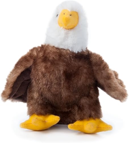 Miniatura 2 de The Petting Zoo Bald Eagle Peluche de peluche, regalos para niños, animales del zoológico de Onez Babiez, juguete de peluche de águila, 6 pulgadas