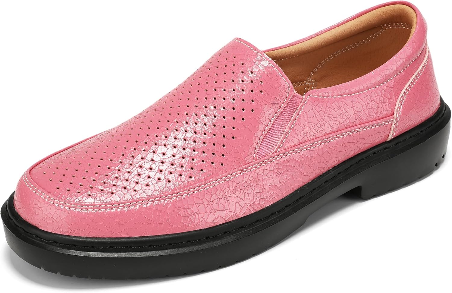 BEAUSEEN Women's Comfort Slip-On Loafers Breathable Driving Mocs Walking Shoes Comfort Business Casual Dress Flats Shoes for Women - Image 3