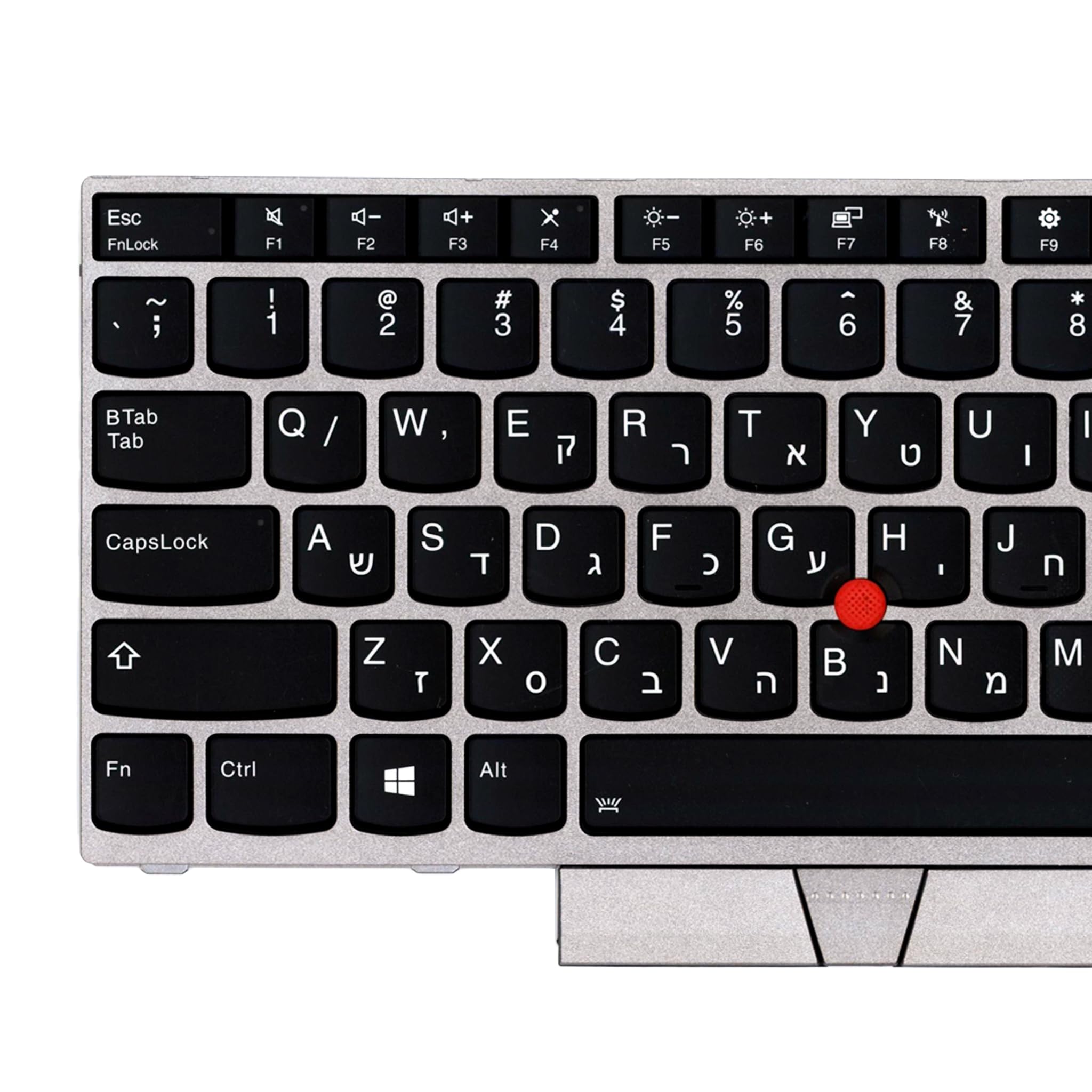 Silver Keyboard for Lenovo Thinkpad E480/E490/L380/L390/T480S/T490