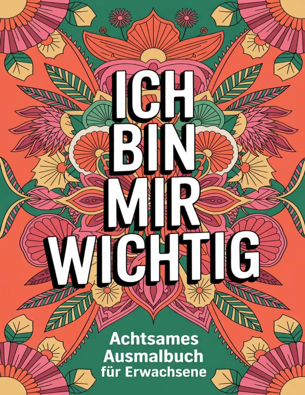Malbuch für Erwachsene - Mandalas mit positiven Sprüchen: Ausmalbuch zur Entspannung, Achtsamkeit und Selbstliebe – 50 Motive zum Ausmalen