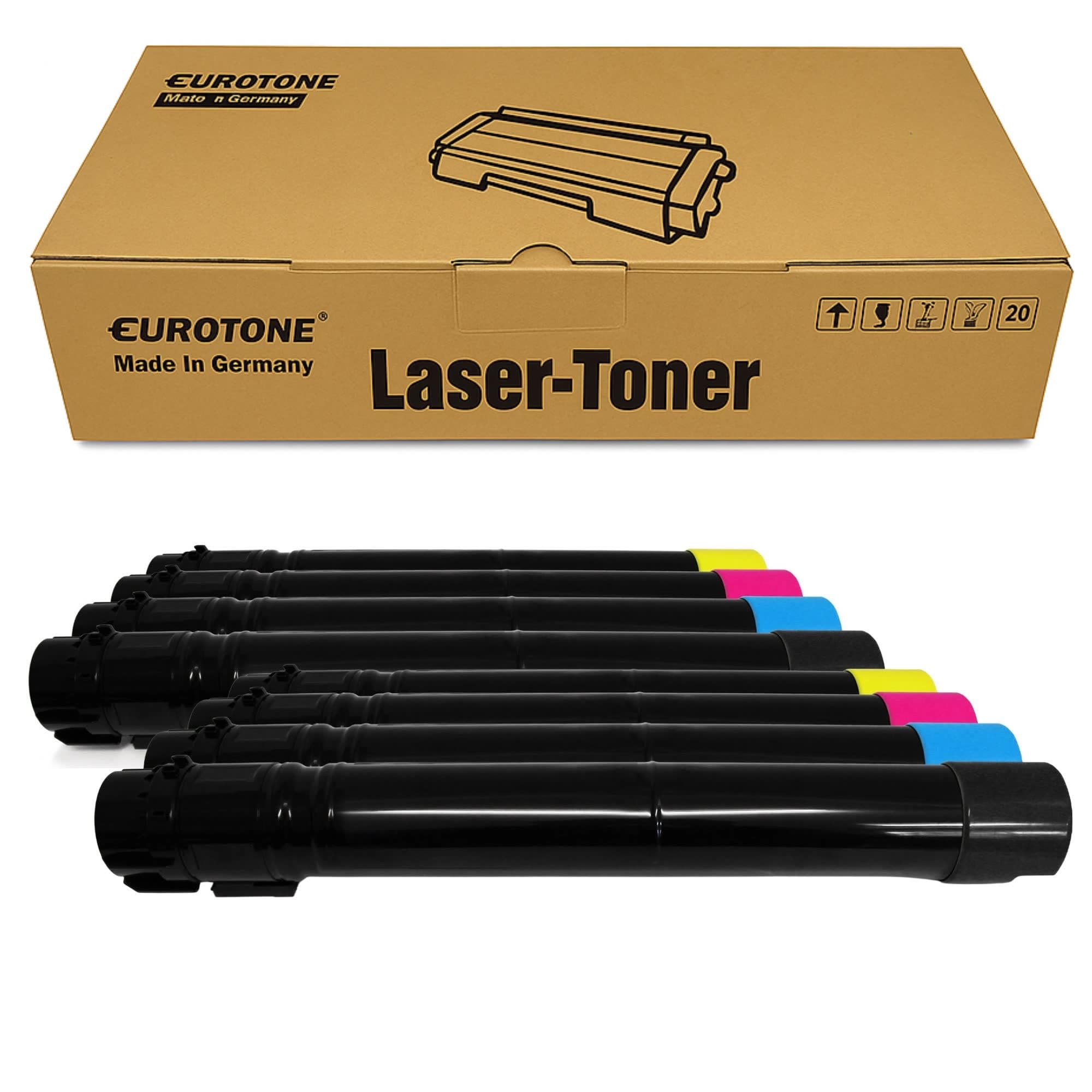 Eurotone Toner 8X kompatybilny z Dell 7130cdn zastępuje zestaw wkładów o 25% większej mocy