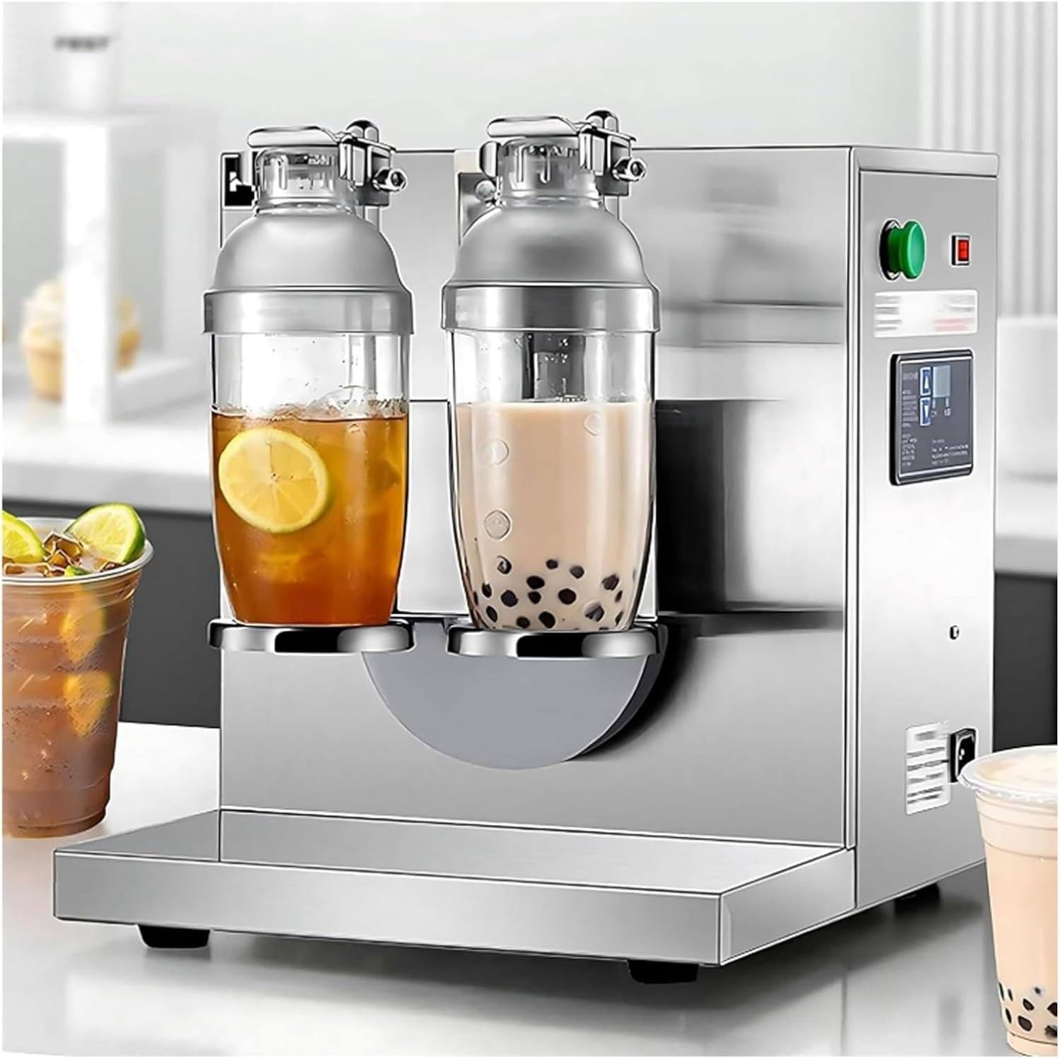 SPECIALBIEGEBUY Automatic Drink Shaker, 120W, 340 RPM, One-Touch Start