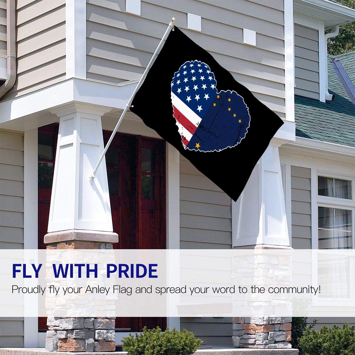 Bandiera Dell'alaska Bandiera Dettagliata Su Sfondo Bianco Illustrazione Vettoriale 49475792 - Foto 12