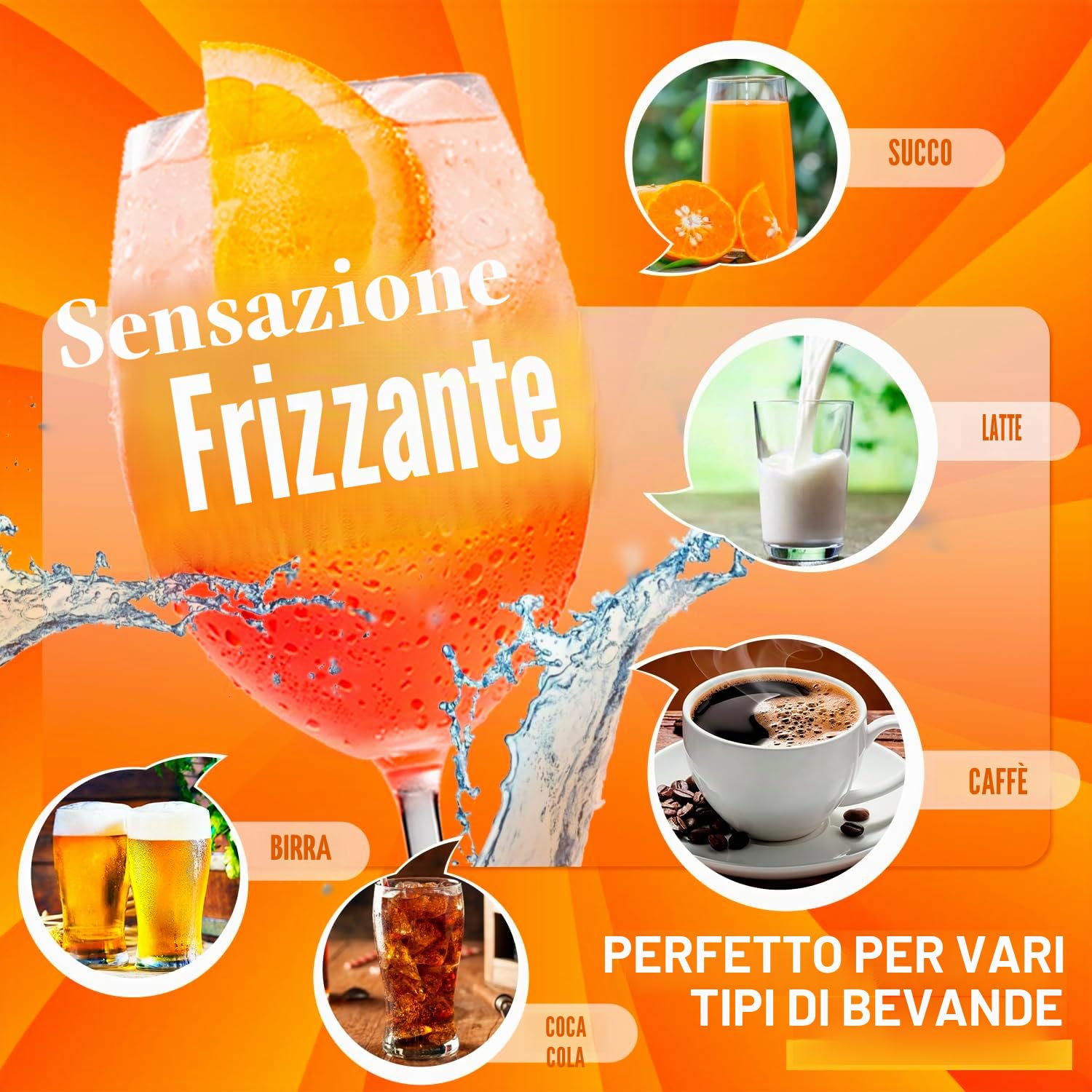Set di 6 Bicchieri Aperol Spritz in Confezione Regalo - Bicchieri Premium Aperol∣Cannucce Glasstrohhalme∣Sottobicchieri in Sughero, Ideali per gli Amanti di Aperol (6)