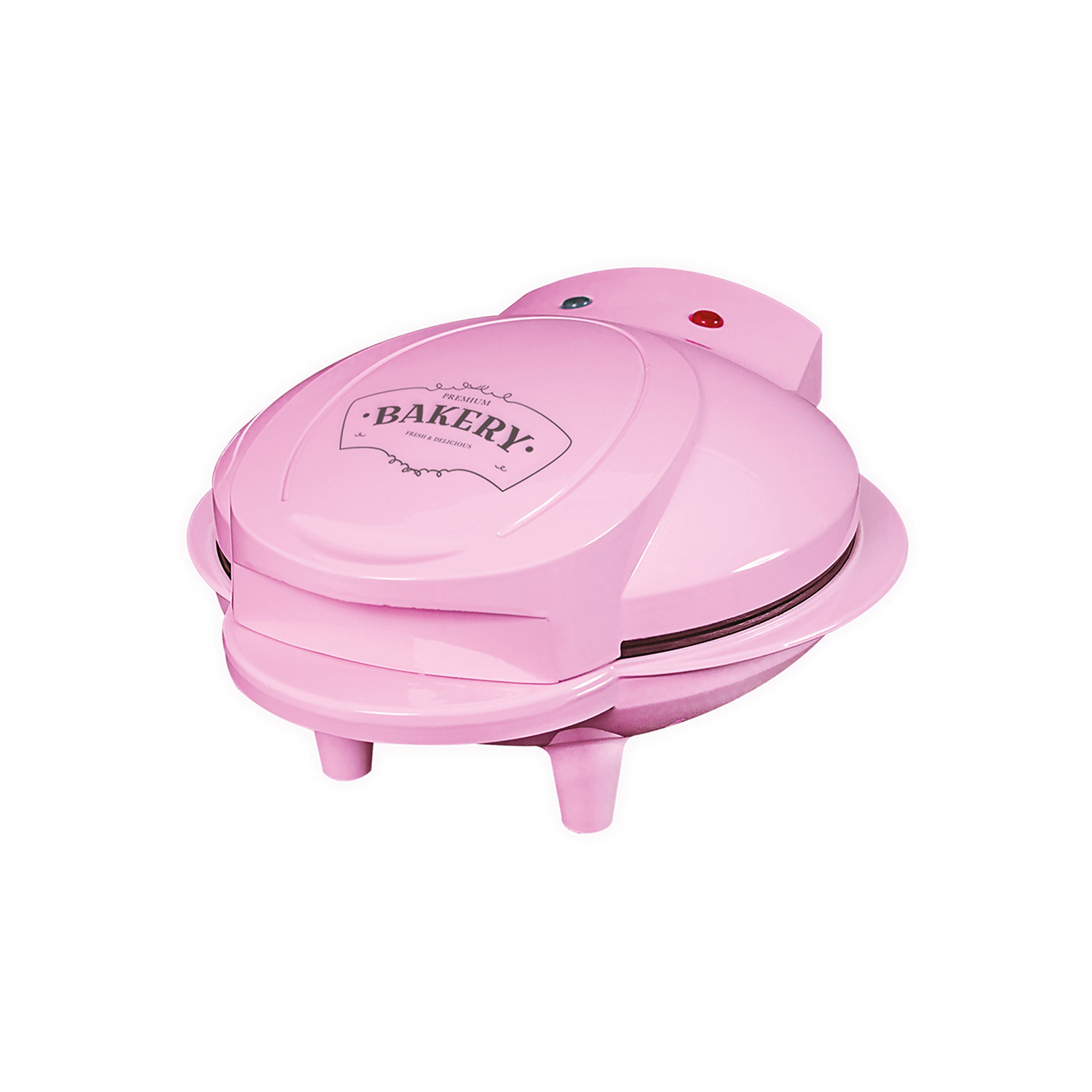 Global Gizmos 35570 Mini Heart Shaped Waffle Maker 1000W / Unique