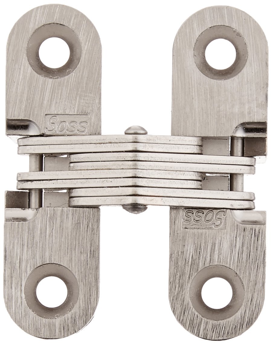 SOSS Invisible Hinges - Satin Brass Finish -2