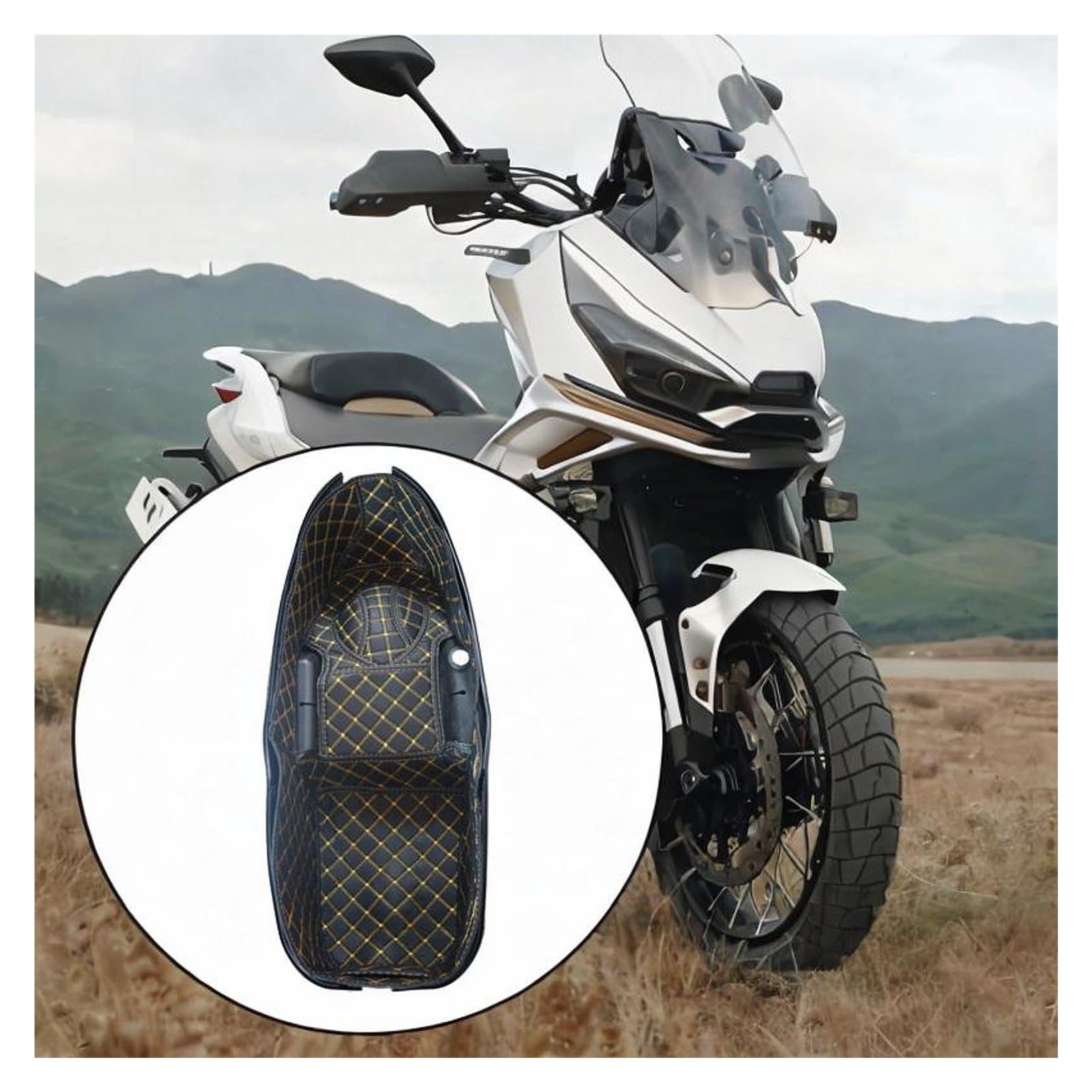 Cuscino universale per sedile, portatile, per e moto, con rivestimento antiscivolo, per baule posteriore, per 368G 2024 Sedile moto