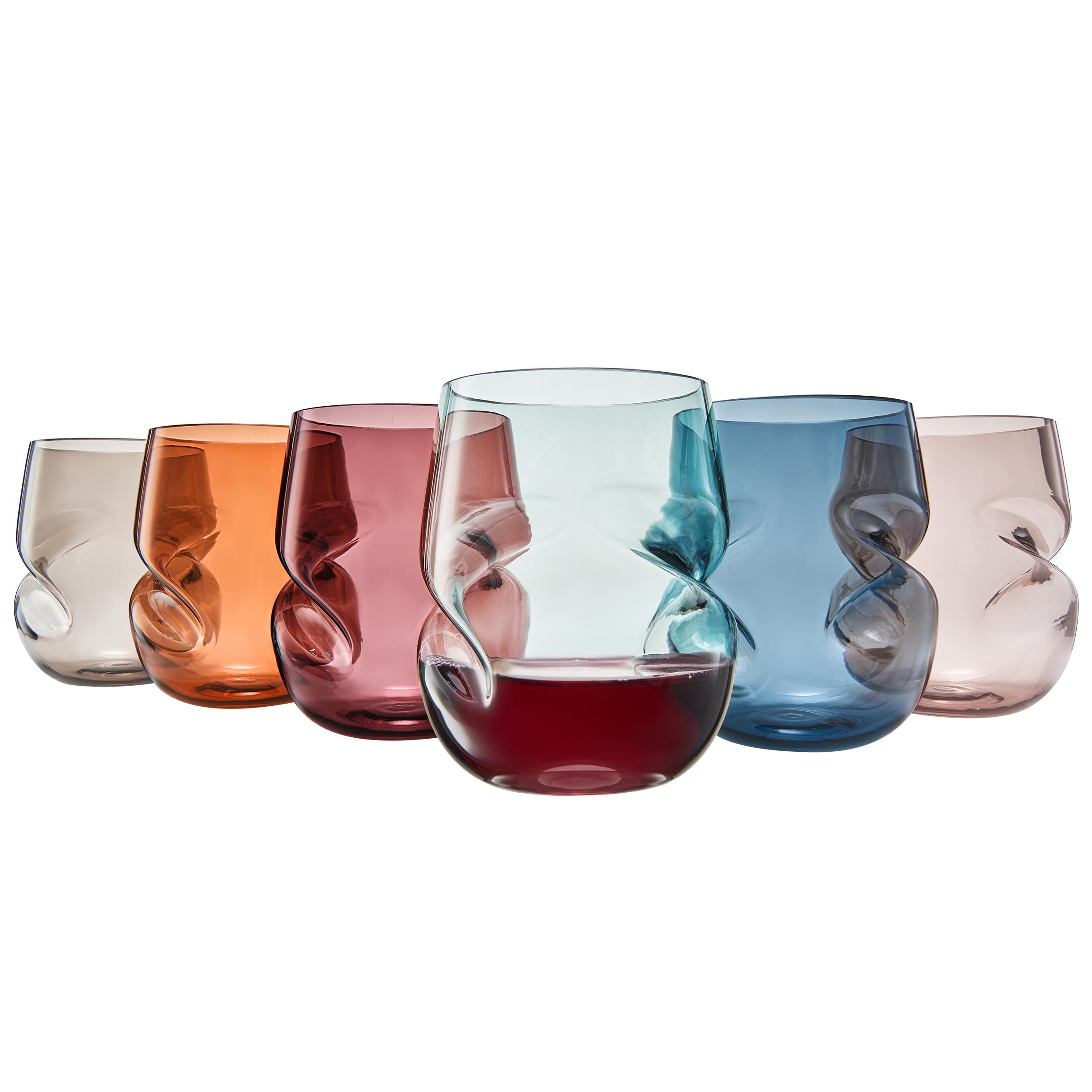 Amazon.com: Khen Unbreakable Aerating Stemless Wine Glasses