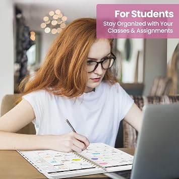 ZOTIA Academic Planner 2026-2027, Monthly & Weekly Jul 2026-Jun 2027