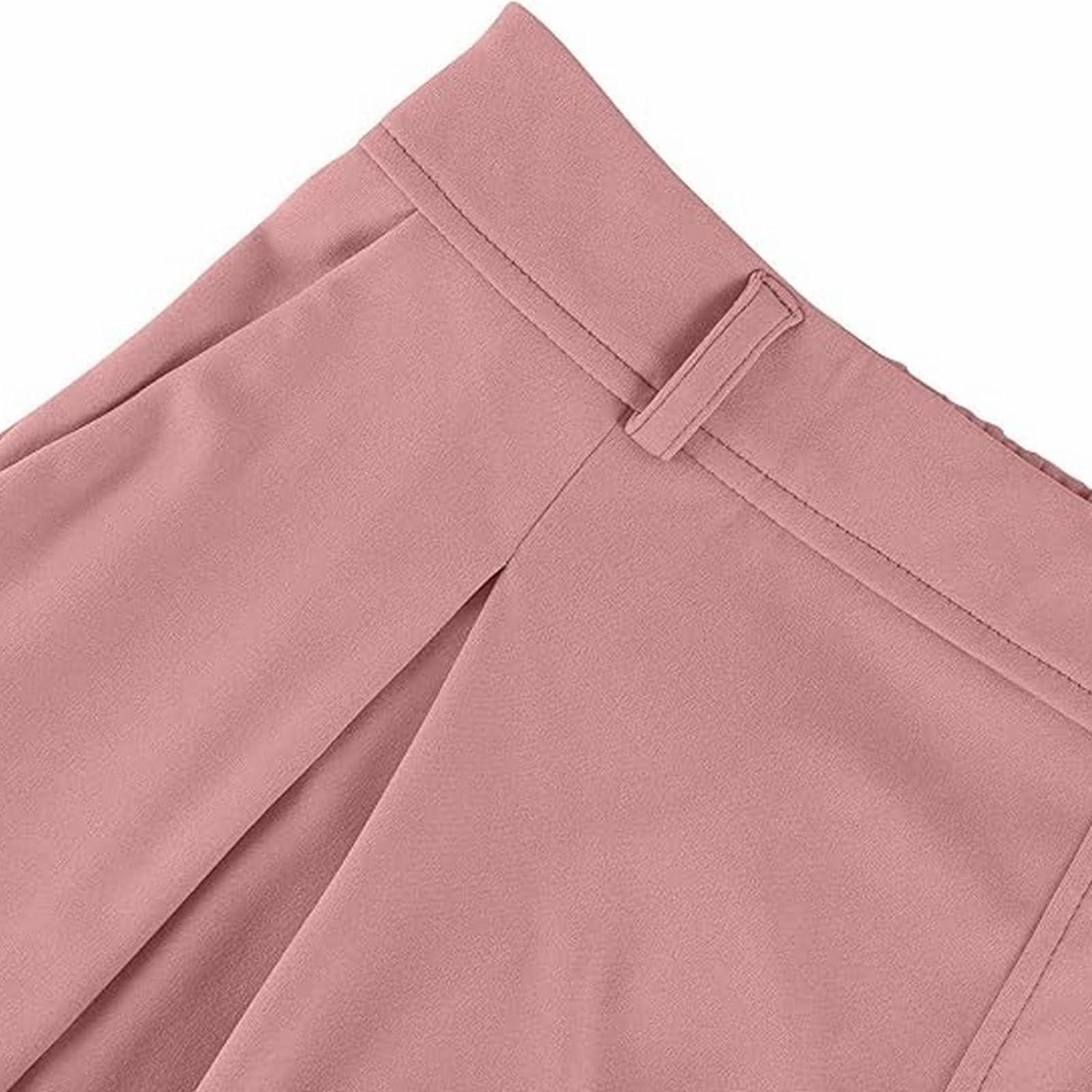 Palazzo - Pantaloni estivi da donna, leggeri, in tessuto, per il tempo | Pantaloni da lavoro leggeri e traspiranti, estivi, per tutti i giorni, per il tempo libero, gamba larga, vita alta