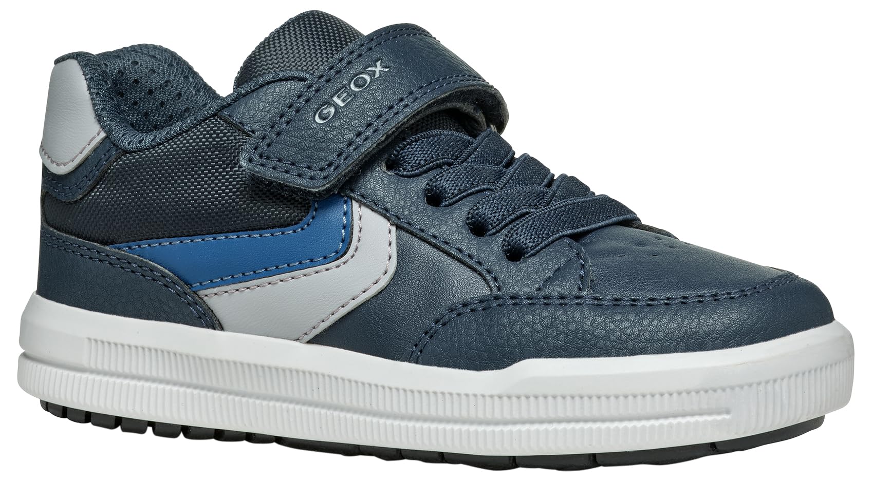 Geox J Arzach BOY B Sneaker, Blue, 11 UK Child