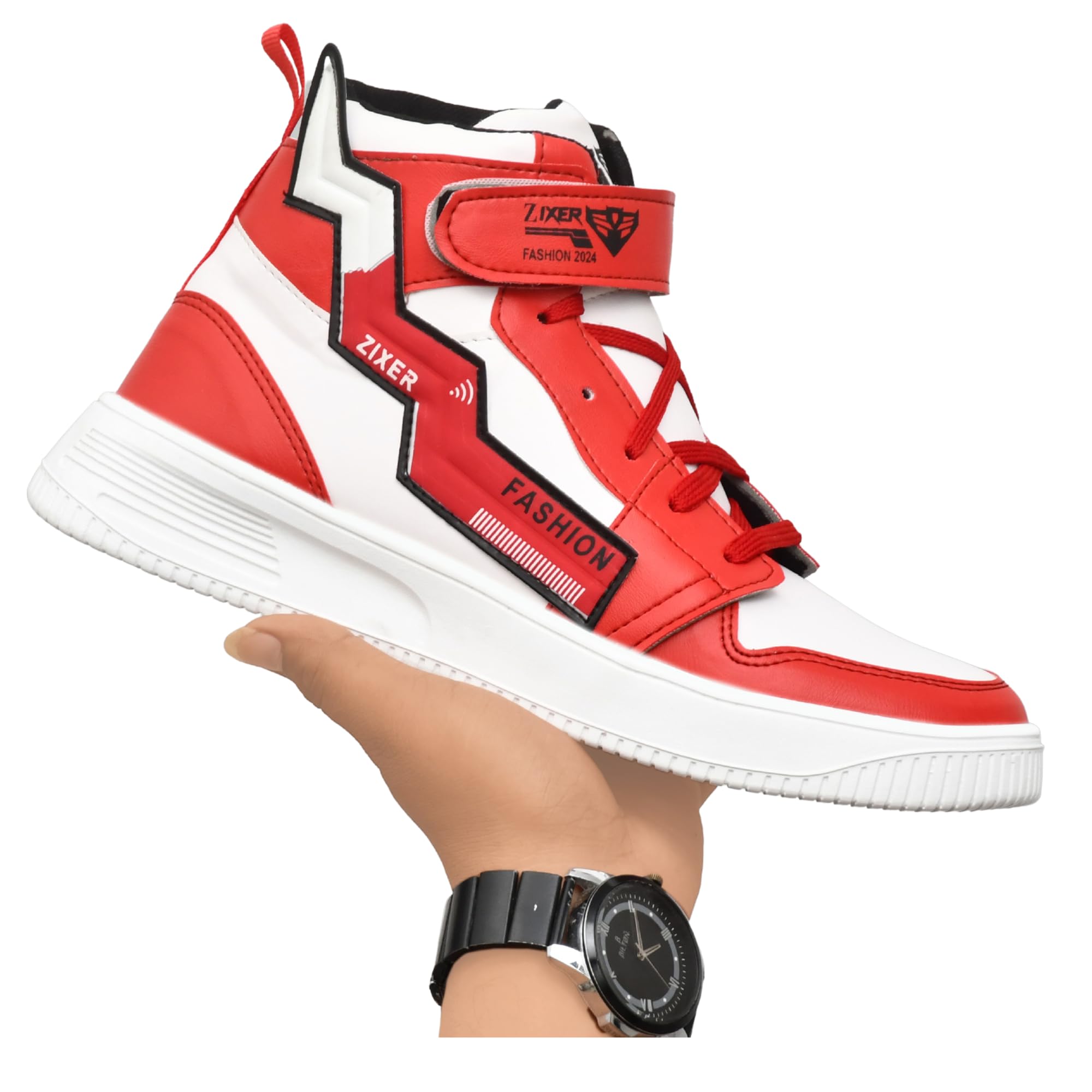 See full amazon price history chart for Zixer Mens Synthetic Leather High Top Casual Shoes for Men Sneakers || Mens Boys Stylish Chunky Ankle Grey White Sneakers for Men || Ogiy Shoes for Man (Red) Zixer Mens Synthetic Leather High Top Casual Shoes for Men Sneakers || Mens Boys Stylish Chunky Ankle Grey White Sneakers for Men || Ogiy Shoes for Man (Red) (B0DCPC5SSM) Amazon Price History, Amazon Price Tracker