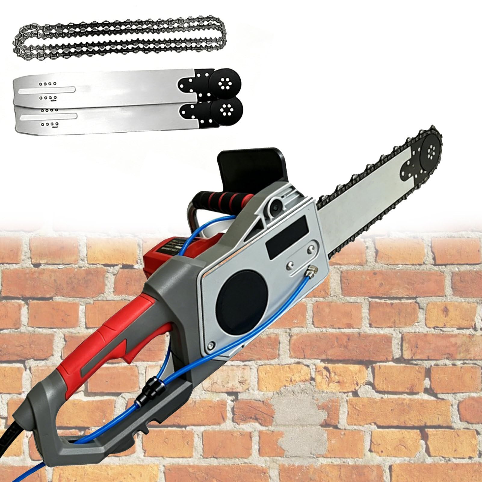 Pvxa Multicolor Corded Electric Concrete Chain Saw For Wall Chasing, Chainsaw Wall Cutter 5800W/6500W High Power, 35Cm/48Cm Cutting Depth, Diamond Chain, For Concrete 480