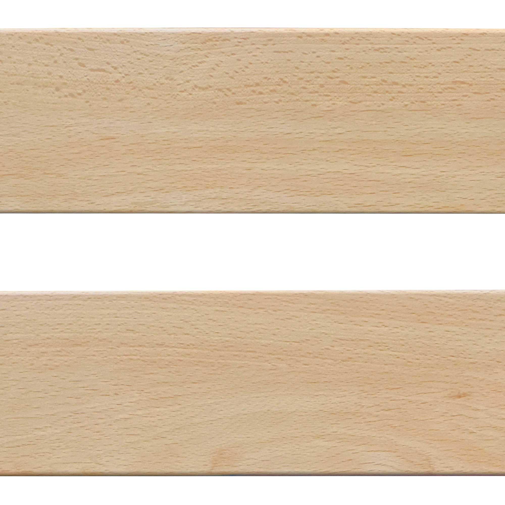 DHOME Cabecero de Madera Horizontal 4 DM Reciclado Estilo Palet Dormitorio Cama Moderno Herrajes incluidos (Madera Natural, 140cm)