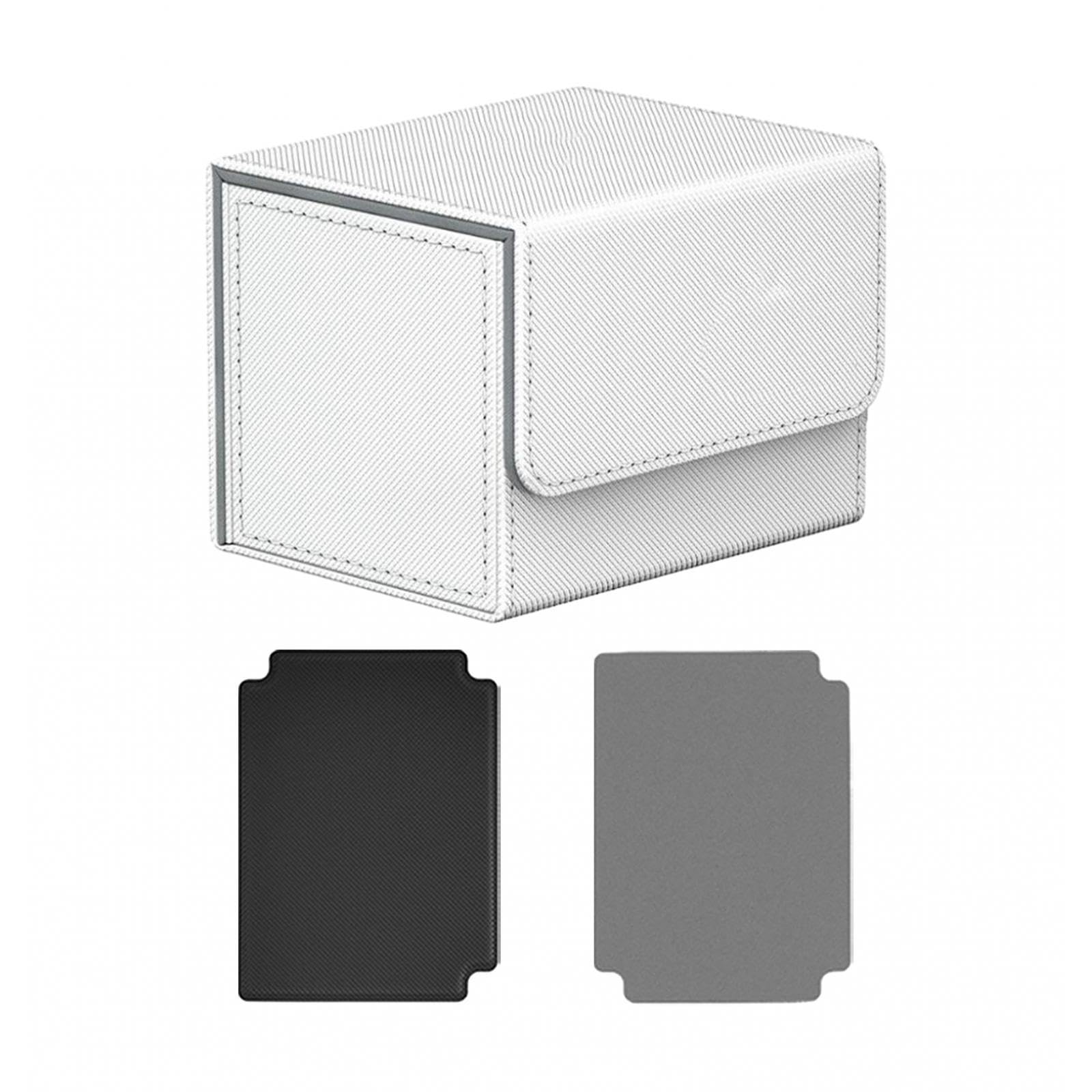 Card Deck Storage Box TCG Card Organization with Magnetic Closure Cards Case White | Team Sports | Baseball & Softball | Equipment Care & Accessories | Other Accessories