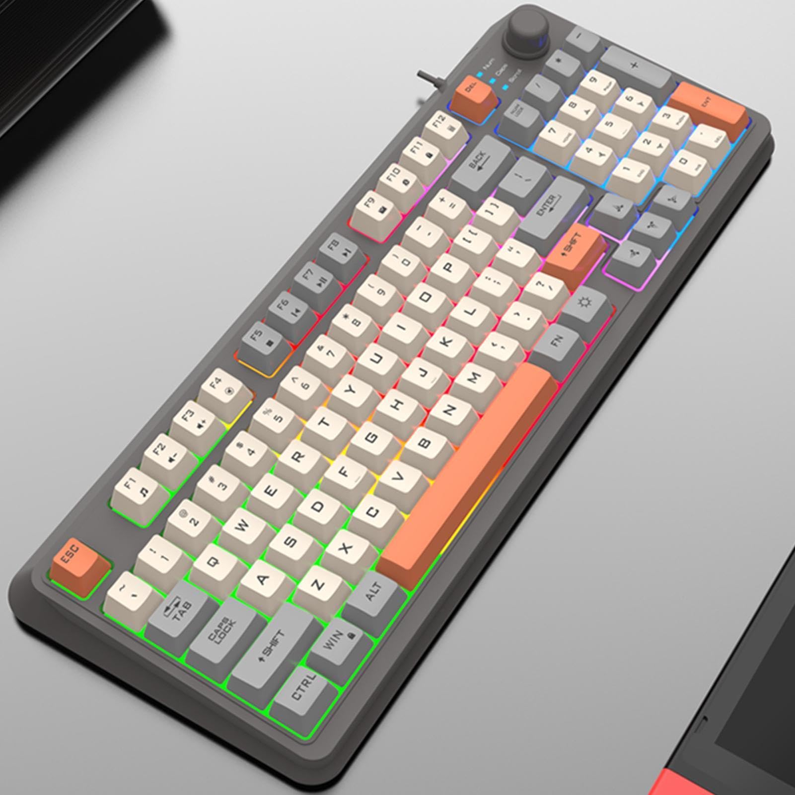 Generisch Leuchtende -Tastatur, leuchtende mechanische -Tastatur Dreifarbig