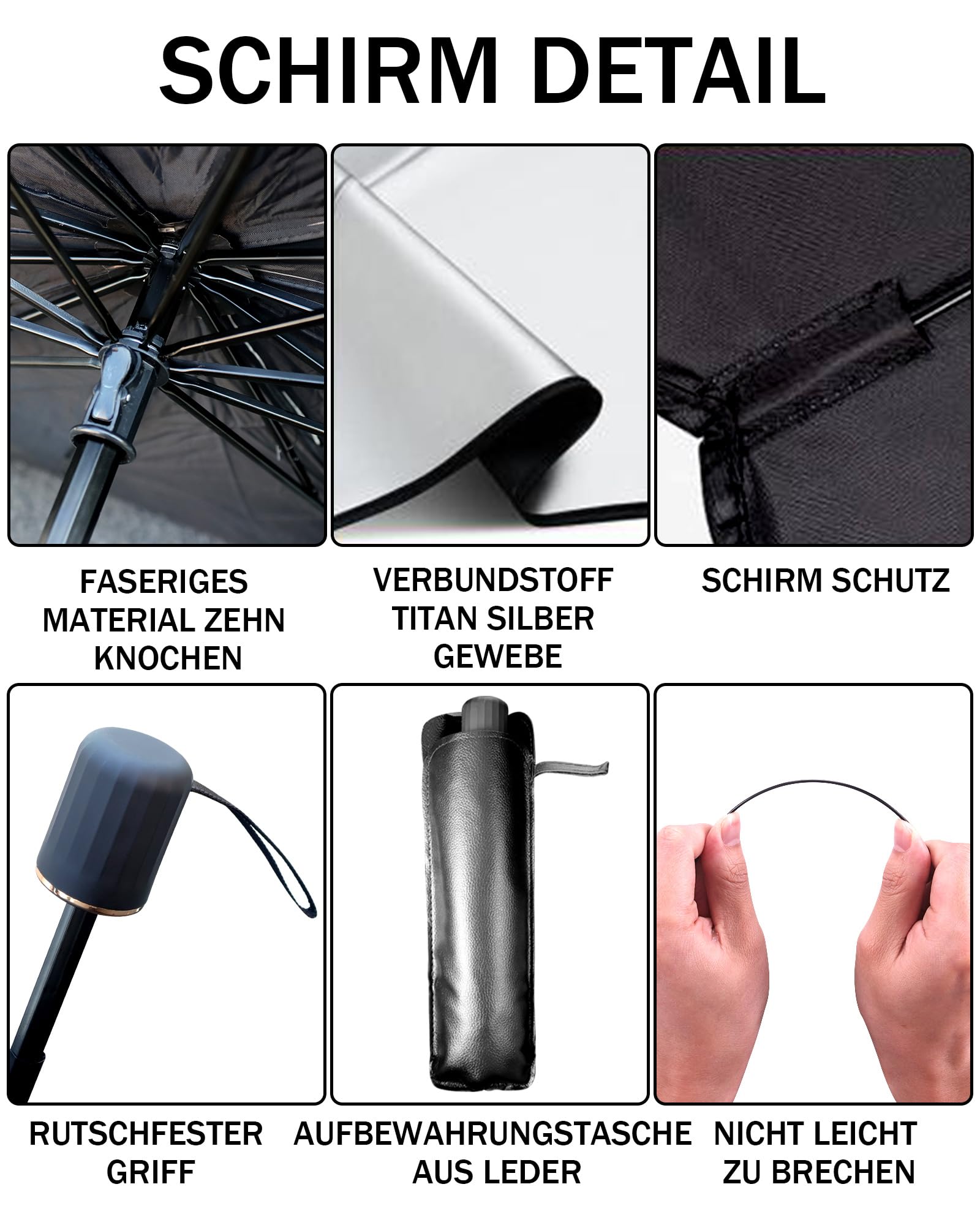 Sonnenschutz Auto Frontscheibe Innen,Sonnenschutz Auto,mit Zertifiziertem UV Schutz,Reflektierend Sonnenschirm mit UV Shutz für Auto Windschutzscheibe