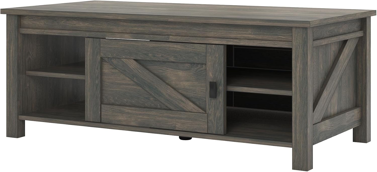 Ameriwood Home Farmington Coffee Table, Rustic Brown