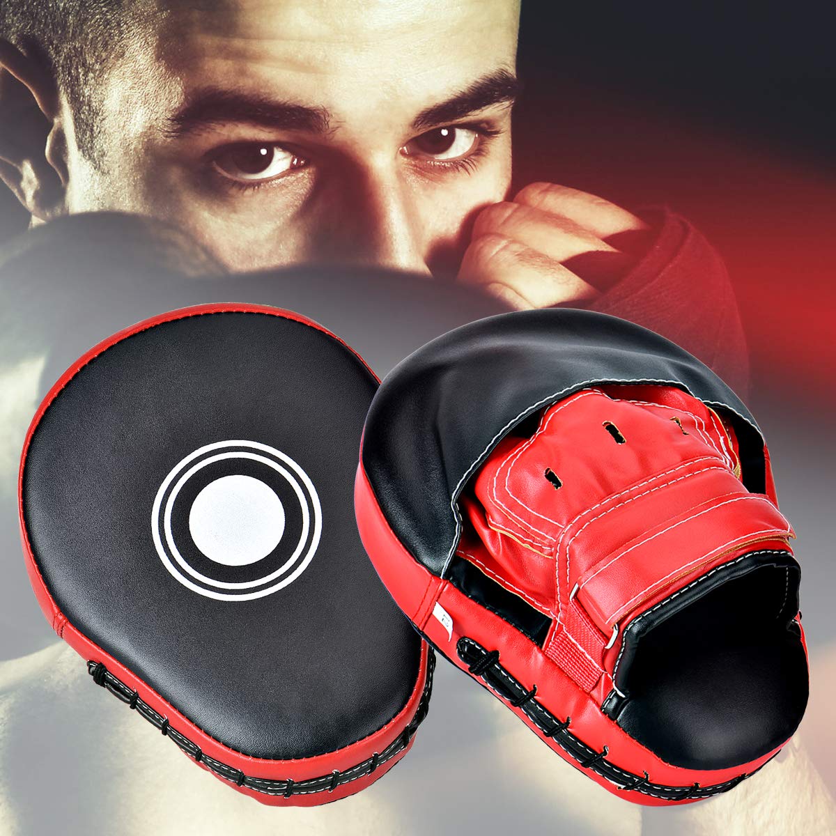 Almohadillas de poliuretano para boxeo Queta 1 par Muay Thai Karate Taekwondo MMA