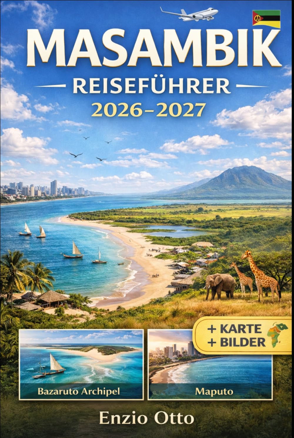 MASAMBIK REISEFÜHRER 2026-2027: Erleben Sie den Nationalpark Maputo, Tofo, Inhambane, Vilankulo, Bazaruto-Archipel, Ponta do Ouro und den Nationalpark ... Visualisierungen und praktischen Reisetipps