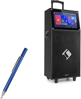 BoxWave Stylus Pen Compatible with Auna KTV Karaoke System - FineTouch Capacitive Stylus, Super Precise Stylus Pen for Auna KTV Karaoke System - Lunar Blue