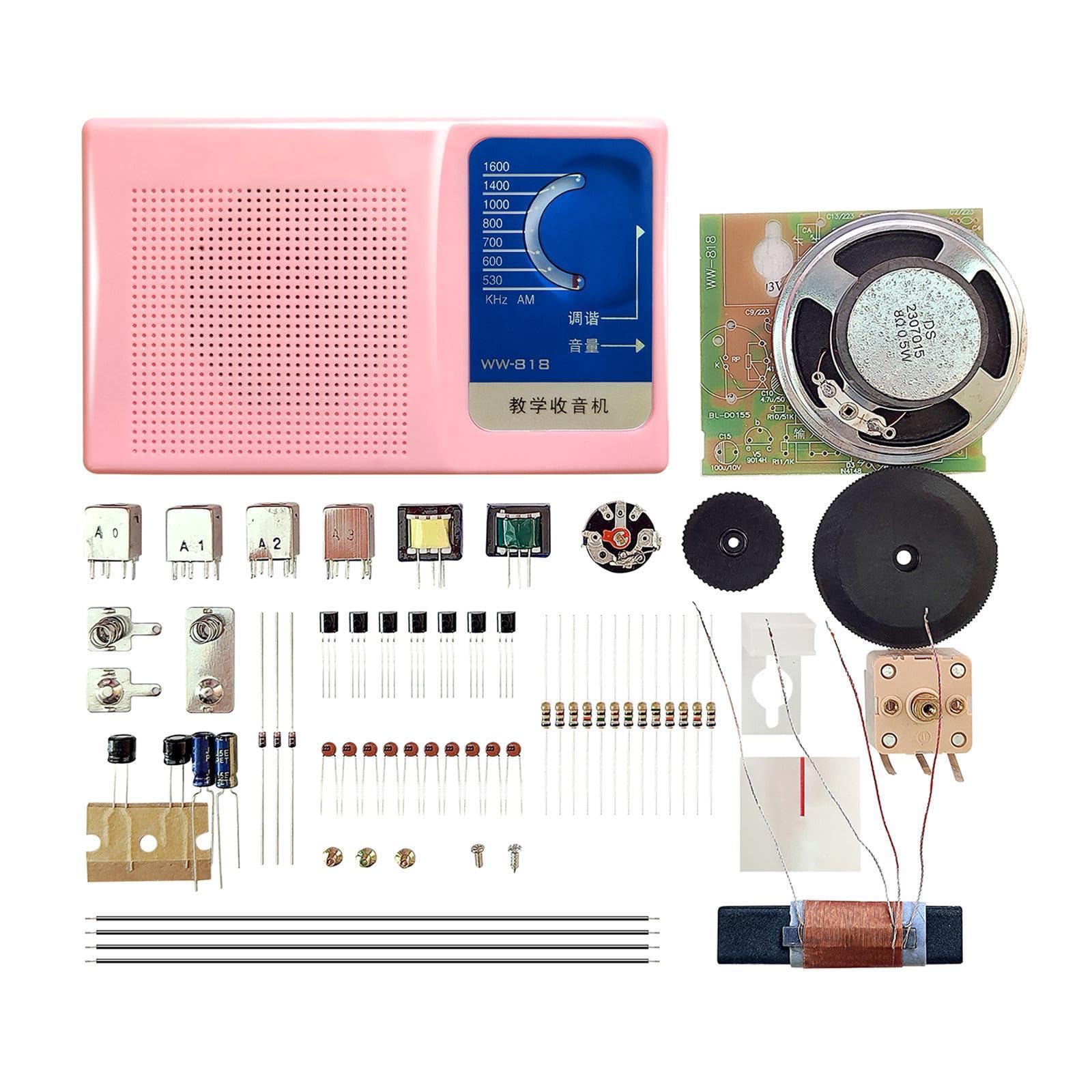 DIY AM Radio Kit Practical Solder Practice Kit Educational Teaching Learning| Portable Audio & Headphones | Portable AM/FM ||-image-26