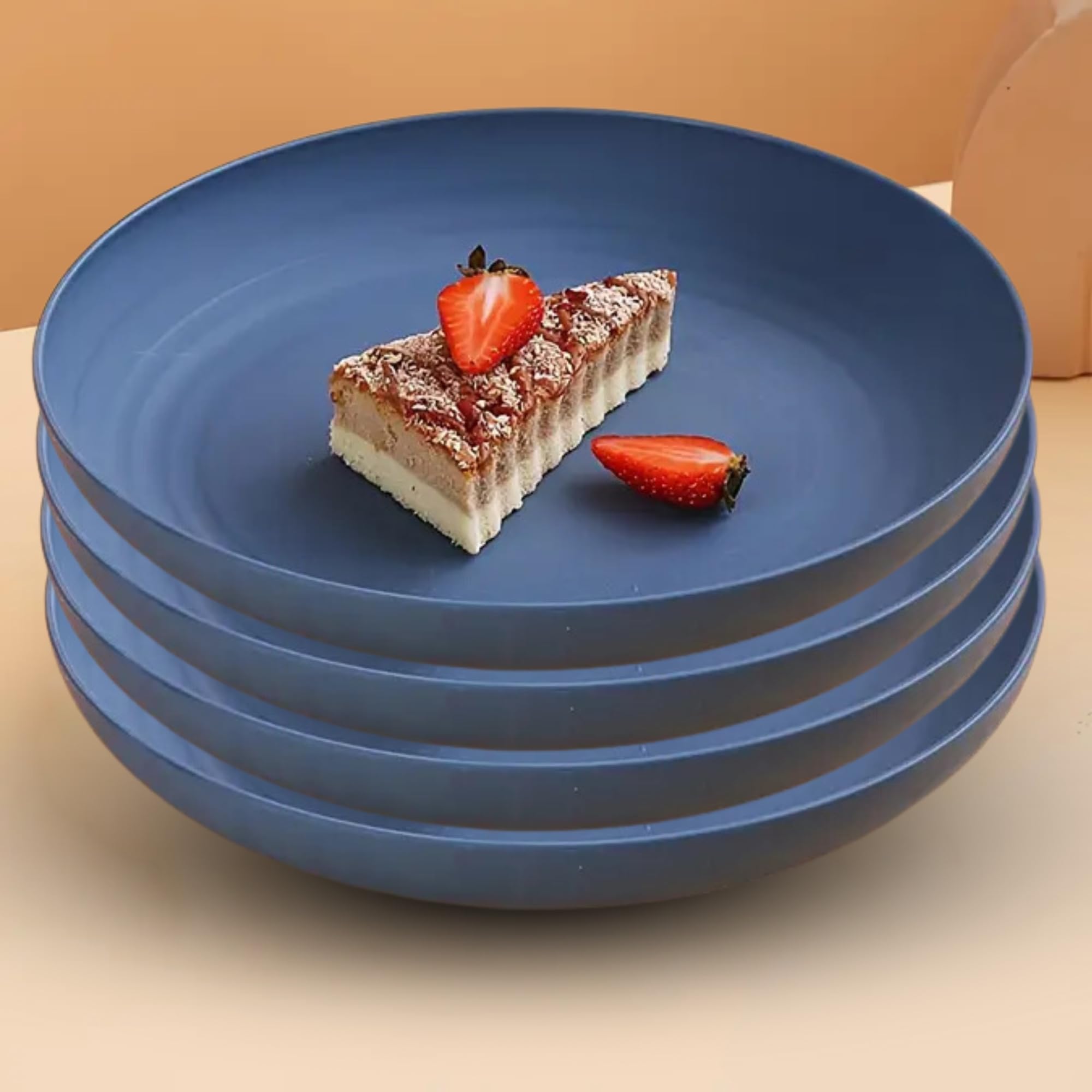 Wheat Straw Dinner Plates - Eco-Friendly & Durable -7