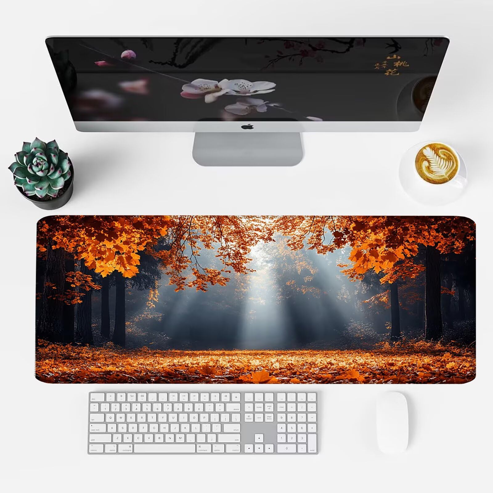 Podkładka pod mysz, duża podkładka pod mysz, 1200 x 600 x 3 mm, XXL, zszyte krawędzie, podkładka pod mysz do gier, ulepszona precyzja i prędkość, gumowa podstawa zapewniająca stabilny chwyt, gładkie