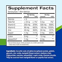 Vista 7 de PreserVision AREDS 2 Eye Vitamins, #1 Eye Doctor Recommended Brand, Lutein and Zeaxanthin Supplement with Vitamin C, Vitamin E,Zinc, and Copper, 130